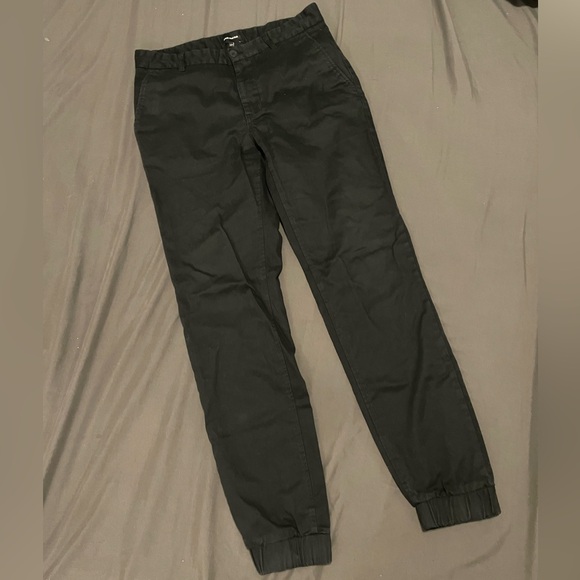 Frank and Oak Cordova Black Twill Jogger Elastic 31”x32” Men’s Pants - Picture 5 of 7